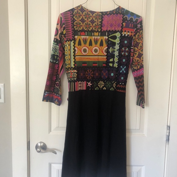 Desigual NWT XL Faux Wrap Dress - Picture 4 of 4
